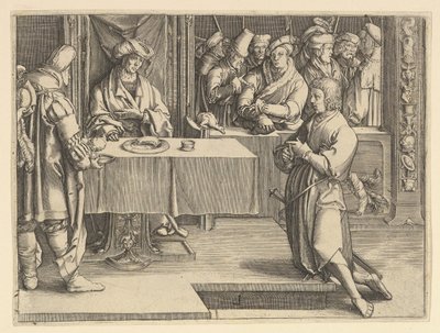 Joseph Firavunları Yorumlayan Düşler kopyası, 1640-70. by Unbekannt