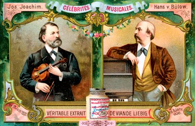Joseph Joachim ve Hans von Bulow, c1900 by Unbekannt