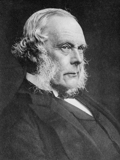 Joseph Lister, İngiliz cerrah ve antiseptik cerrahinin öncüsü, c1890 by Unbekannt
