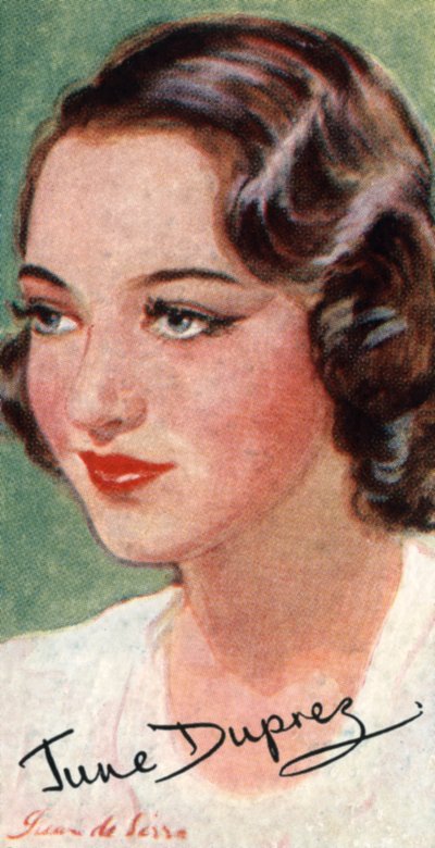 June Duprez, 1918-1984, İngiliz sinema oyuncusu, 20. yüzyıl by Unbekannt