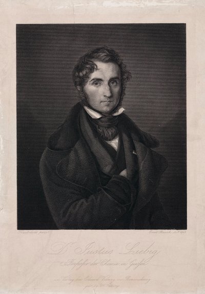 Justus von Liebig, Alman kimyager by Unbekannt
