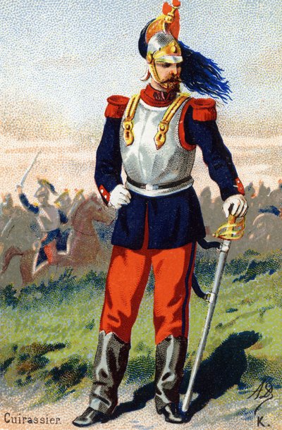 K: Zırhlı. "Askeri Alfabe" gravürü. Illustrator