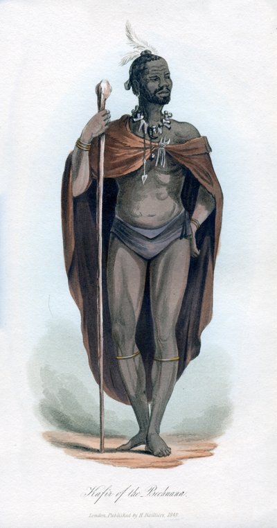 Bechuana Kafiri, 1848 by Unbekannt
