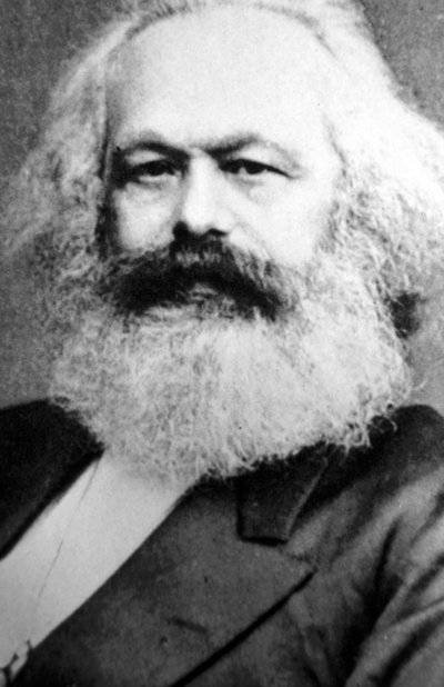 Karl Marx, Alman politik, sosyal ve ekonomik teorisyeni, 19. yüzyıl by Unbekannt