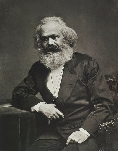 Karl Marx. 1880 civarında by Unbekannt