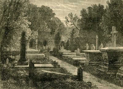 Kensal Yeşil Mezarlığı, c1876. by Unbekannt