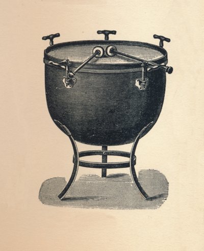 Kettledrum Timpani, 1895. by Unbekannt