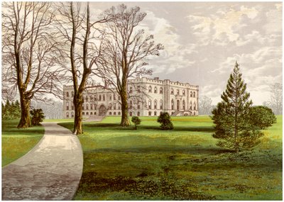Kimbolton Kalesi, Huntingdonshire, Manchester Dükü'nün evi, c1880 by Unbekannt