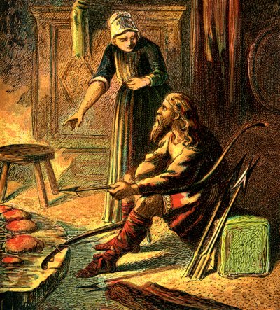 Kral Alfred ve Pastalar, c1850 by Unbekannt