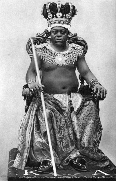 Gambiya Kralı II. Archibong, Afrika, 1922 by Unbekannt