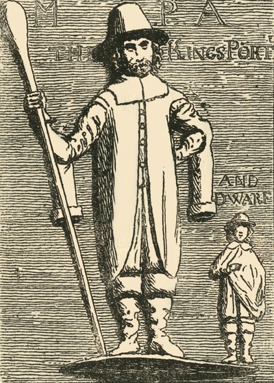 Kral Charles Porter ve Cüce, c1872. by Unbekannt