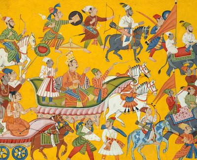 Kral Dasaratha ve Maiyeti Rama