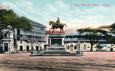 King Edwards Heykeli, Bombay, Hindistan, 20. yüzyılın başlarında by Unbekannt