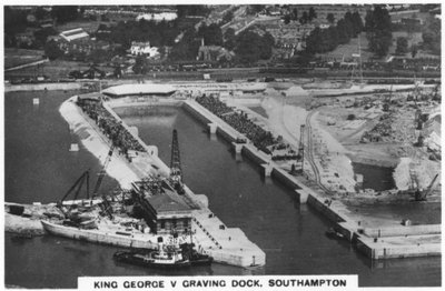 King George V Mezar Dock, Southhampton, 1936 by Unbekannt