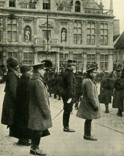 King George V, Furnes, Belçika, Birinci Dünya Savaşı, 4 Aralık 1914, 1920. by Unbekannt