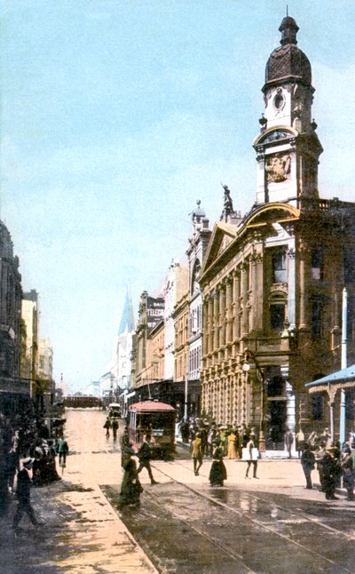 King Street, Sidney, Avustralya, c1900s by Unbekannt