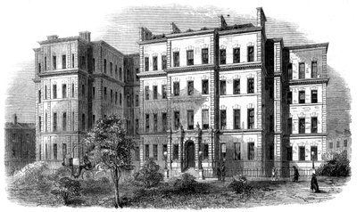 Kings College Hastanesi, Portekiz Caddesi, Lincolns Inn, Londra, c1860s by Unbekannt