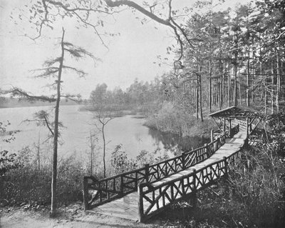 Kissing Bridge, Lakewood, New Jersey, ABD, c1900. by Unbekannt