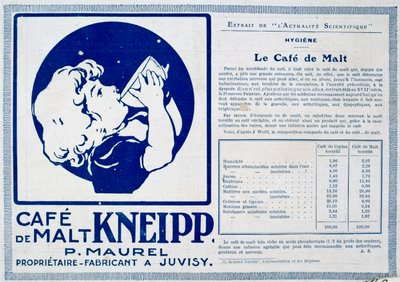 Kneipp Café de Malt, reklam, 1915 by Unbekannt