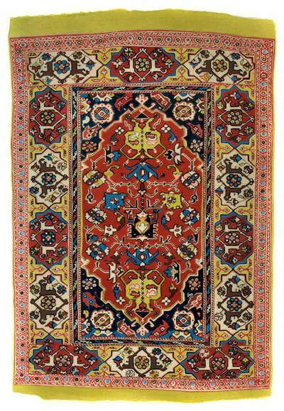 Düğümlü yün halı, c1600 1958 by Unbekannt