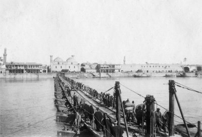 Kotah tekne köprüsü, Bağdat, Irak, 1917-1919 by Unbekannt