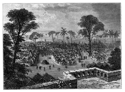 Kumasi, Ashanti, Gold Coast, Batı Afrika, c1890 by Unbekannt