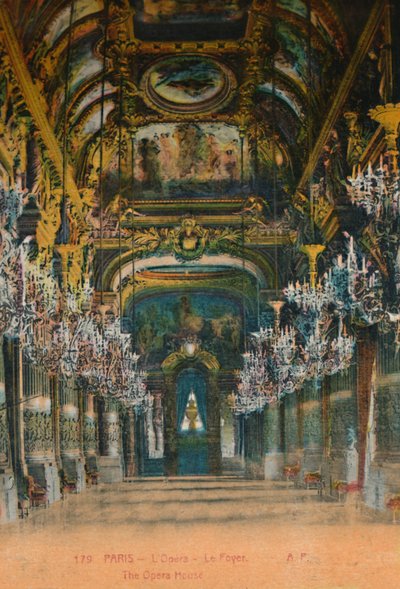 LOpéra Garnier - fuaye, Paris, c1920 by Unbekannt