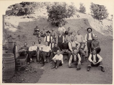 La Grange Maden Mürettebatı, Kaliforniya, 1900