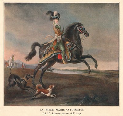 Kraliçe Marie-Antoinette, 1783. by Unbekannt