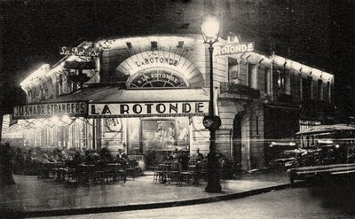 Rotunda, Boulevard du Montparnasse, c. 1925. by Unbekannt
