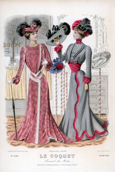 Bayan modası, 19. yüzyıl sonu by Unbekannt