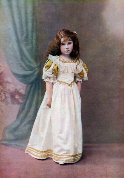 Leydi Elizabeth Bowes-Lyon, altı yaşında, 1906-1907 1923 by Unbekannt