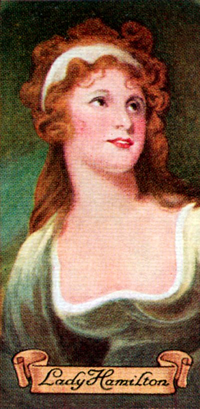 Lady Hamilton, bir dizi sigara kartından alındı, 1935 by Unbekannt