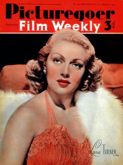 Lana Turner 1921-1995, Amerikalı oyuncu, 1941 by Unbekannt