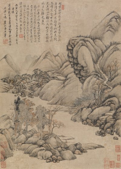 Manzara: Sonbahar Ortası Arifesi, 1686 tarihli. by Unbekannt