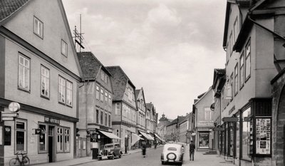 Langestrasse, Buckeburg, Almanya, c1930s by Unbekannt