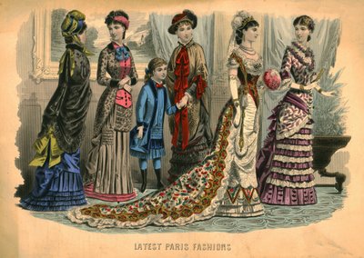 Son Paris Modası, 1881. by Unbekannt