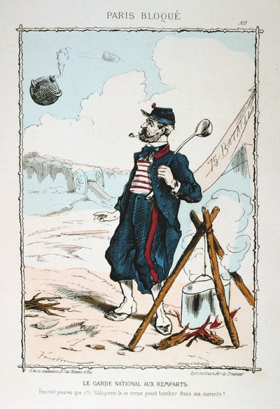 Surlardaki Ulusal Muhafızlar, 1870-1871 by Unbekannt