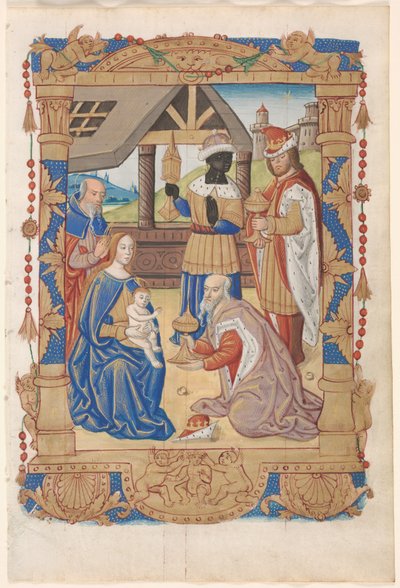 Saatler Kitabından Yaprak: Magi recto