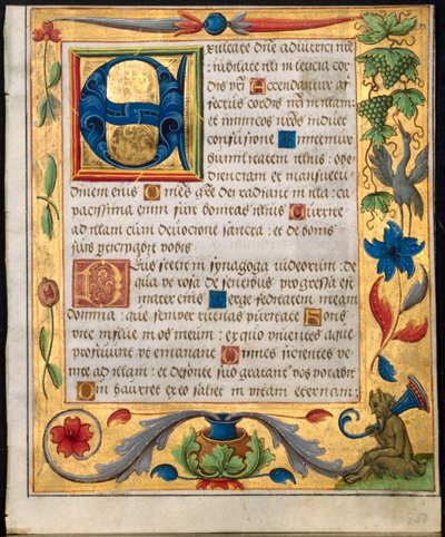 Bir Mezmur ve Dua Kitabından Yaprak, c. 1524. by Unbekannt