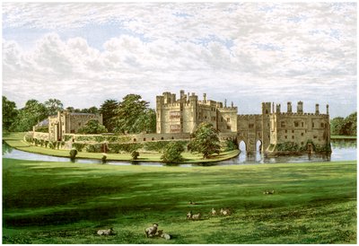 Leeds Kalesi, Kent, Wykeham-Martin ailesinin evi, c1880 by Unbekannt