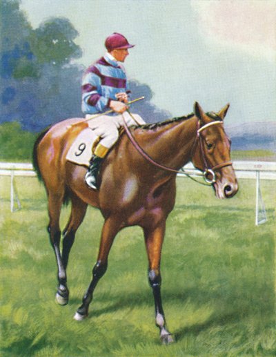 Fransa Efsanesi, Jokey: A. Richardson, 1939 by Unbekannt