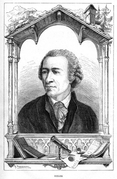Leonhard Euler 1707-1783, İsviçreli matematikçi, 1874 by Unbekannt