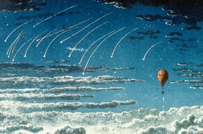 Leonid meteor yağmuru, 1870 by Unbekannt