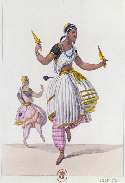 Bayaderes, 1838 by Unbekannt