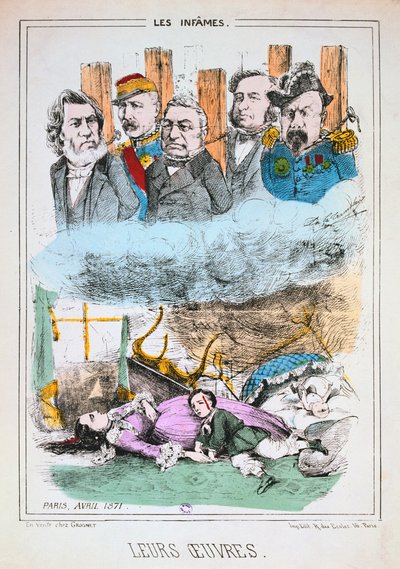 Infames, Paris Komünü, Nisan 1871 by Unbekannt