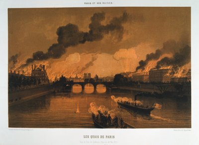 Paris Rıhtımları, 24 Mayıs 1871 by Unbekannt