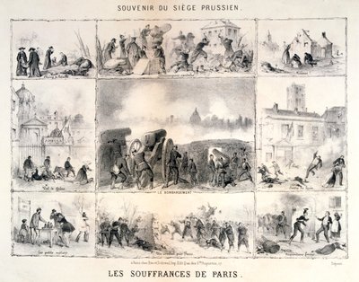 Paris'in Acıları, 1870-1871 by Unbekannt