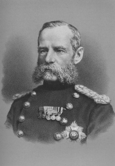 Korgeneral Sir Frederick Roberts, İngiliz askeri, c1880 1883 by Unbekannt