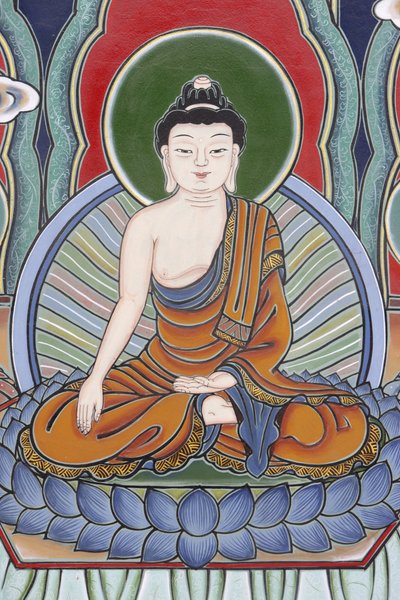Buda Meditasyonunun Hayatı Duruşu, Seul, Coree du Sud by Unbekannt